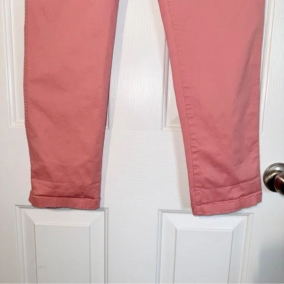 GAP Girlfriend Khaki Pink Salmon Chinos - Picture 3 of 9